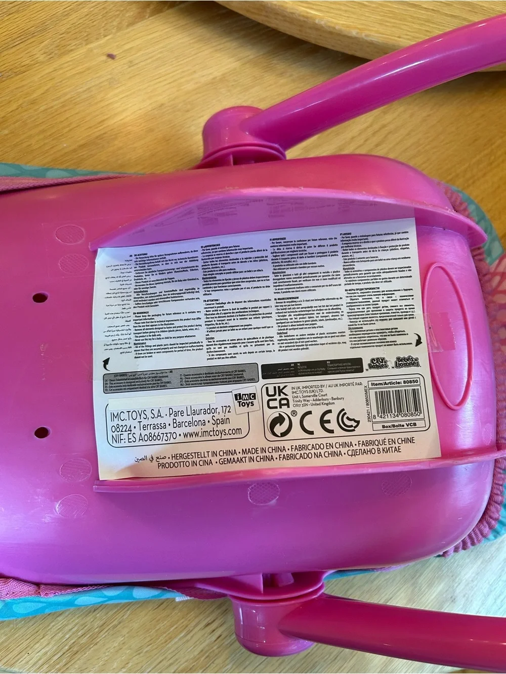 CRY BABIES Doll Carrier and Doll Crib